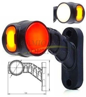 Lampa Gabarit Stanga Brat Scurt Led