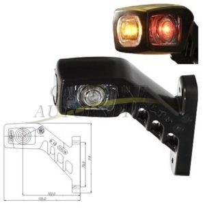 Lampa Gabarit Stanga Brat Scurt Led