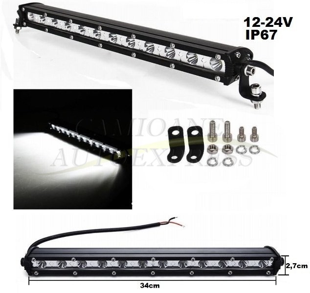 Attach to admiration violation Proiector Led Bar 12 Led 3600lm | Camioane Auto Express
