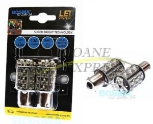 Set 2 Buc. Bec Led Ba15s Lumina Alba