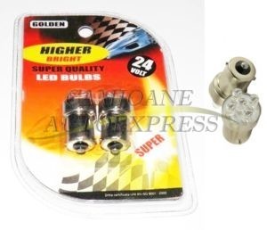 Set 2 Buc. Bec Led Ba15s Lumina Alba