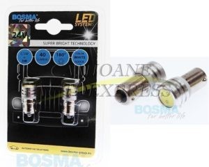 Set 2 Buc.bec Led Ba9s Lumina Alba