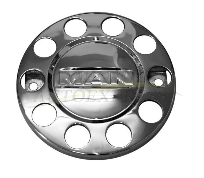 Capac Roata Metal Cromat Logo MAN
