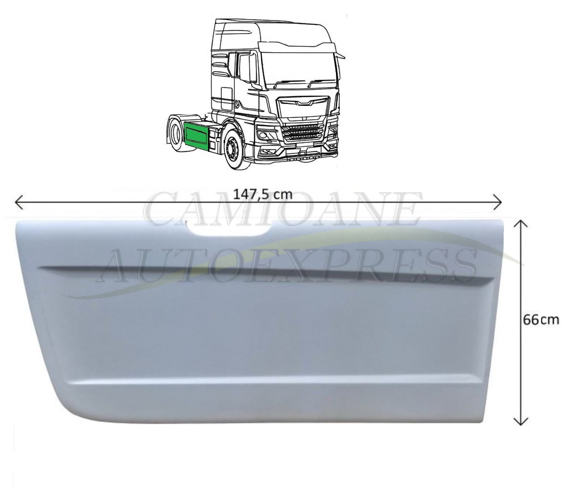 Spoiler Lateral Partea Dreapta MAN TGX E6 2021-