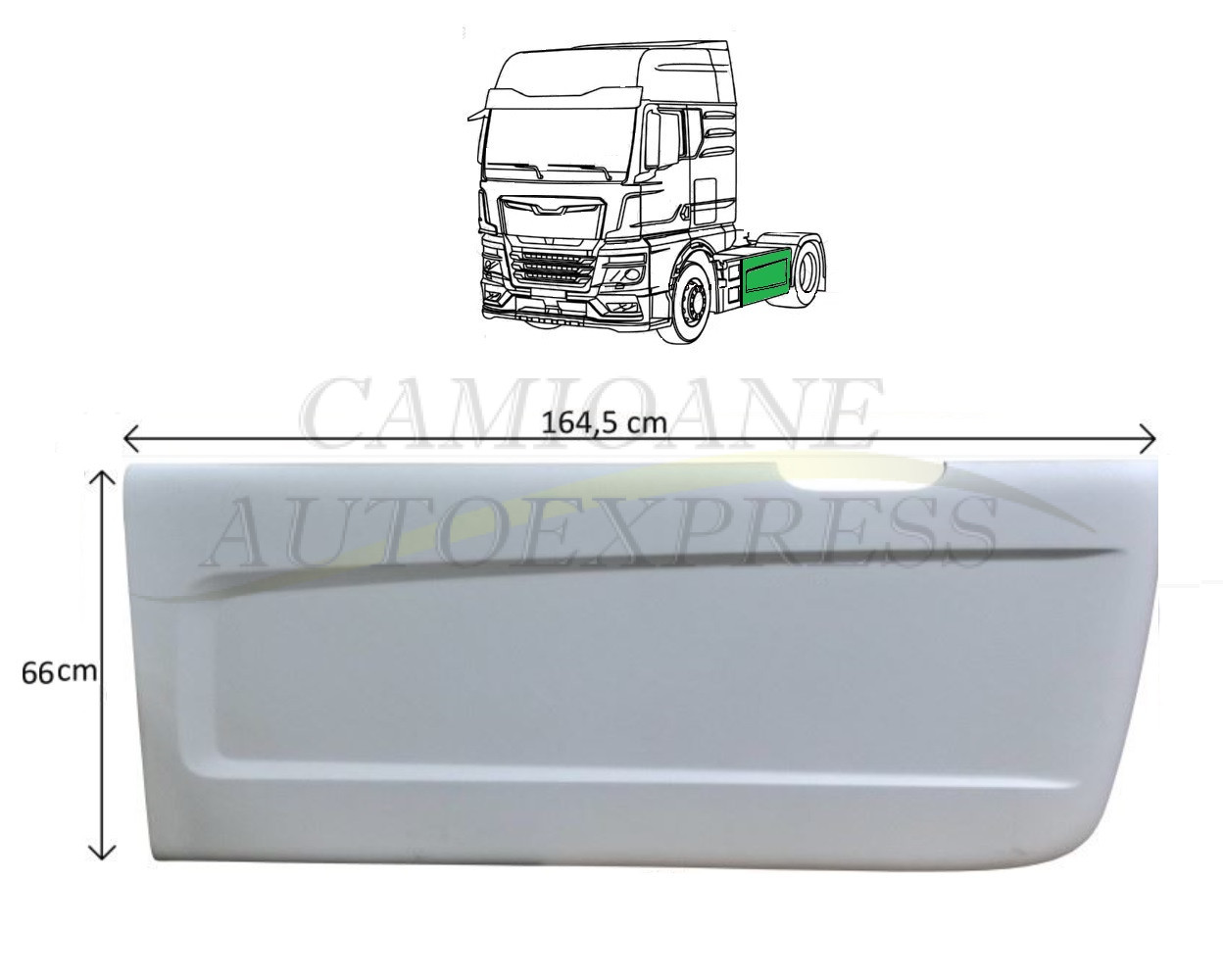 Spoiler Lateral Partea Stanga MAN TGX E6 2021-