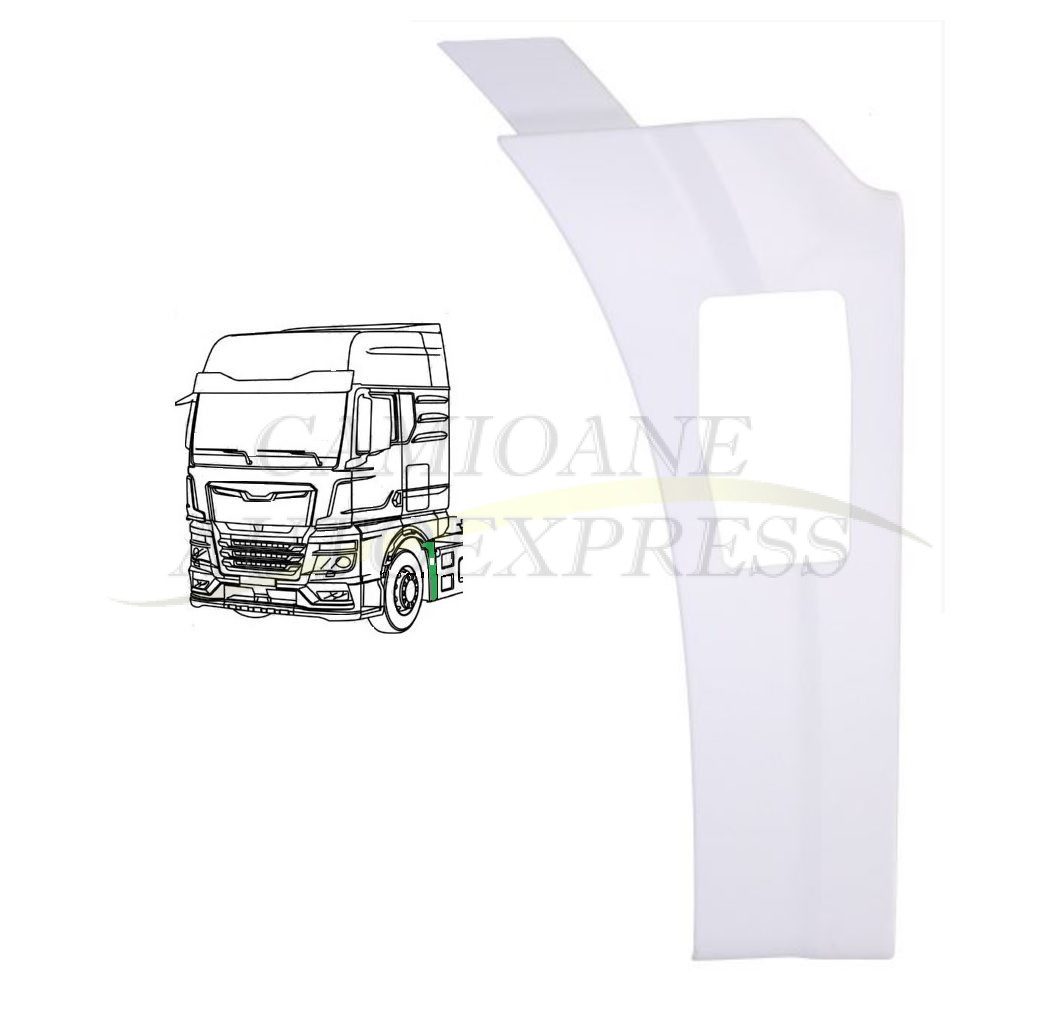 Extensie Aparatoare Noroi Cu Decupaj Partea Stanga MAN TGX E6 2021-