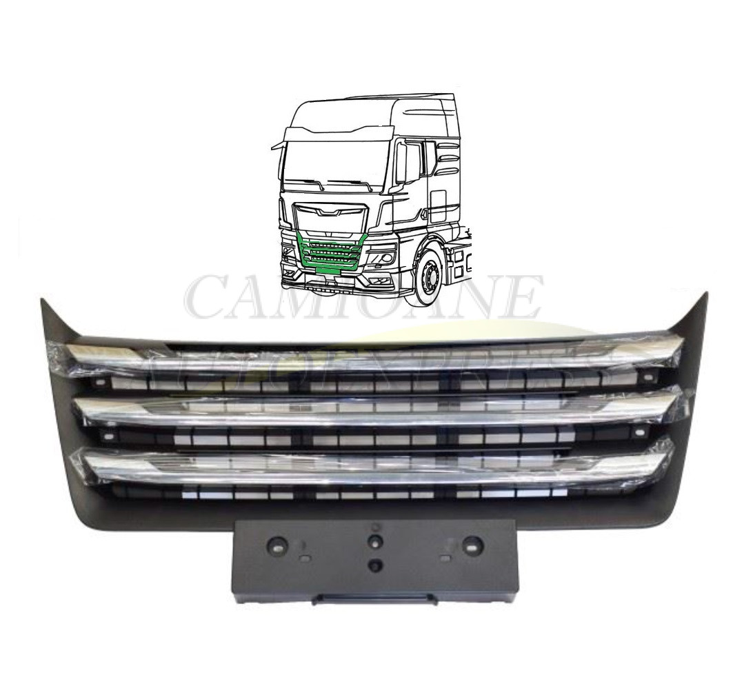 Grila Radiator Elemente Cromate MAN TGX E6 2021-