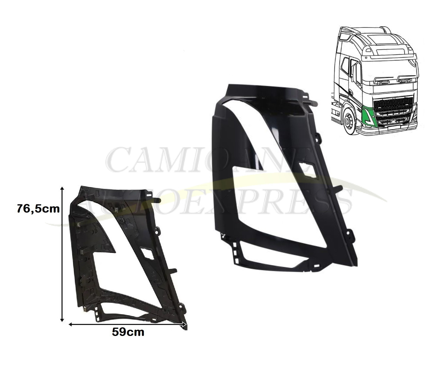 Masca far lumina led dreapta VOLVO FH5 2021-