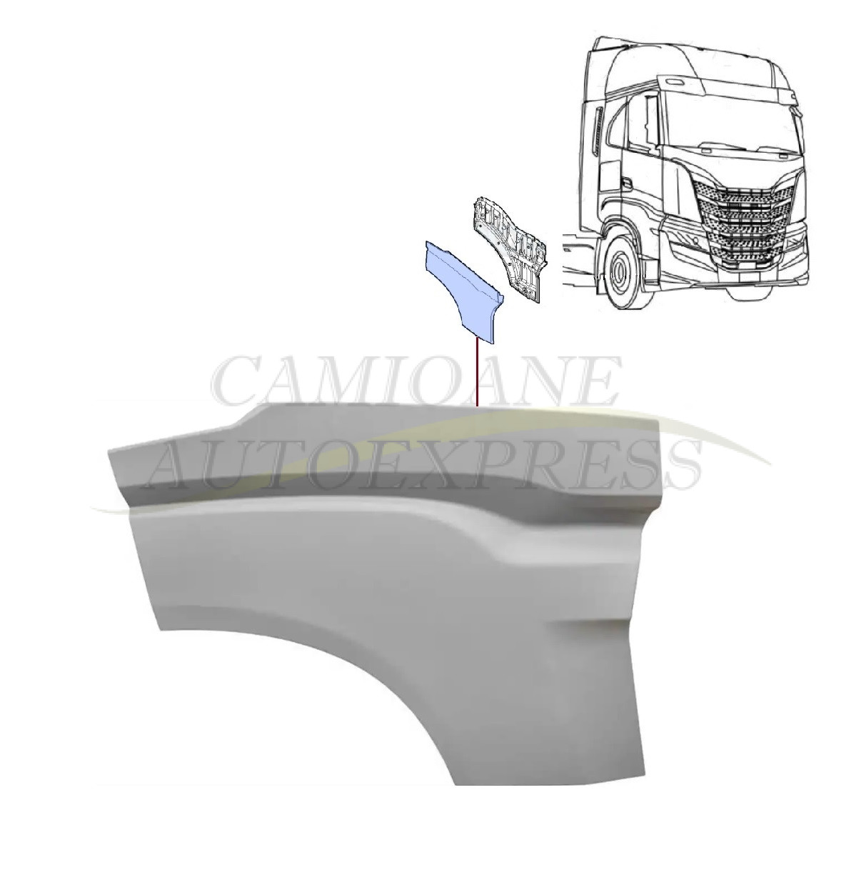 Prelugire Usa Partea Dreapta IVECO S-WAY 2019-